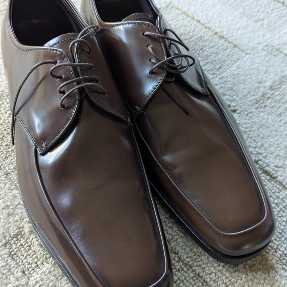 Prada Square-toe Oxfords (9.5)